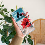 Gurhal Floral Transparent Silicon Case For Realme/Narzo