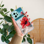 Gurhal Floral Transparent Silicon Case For Redmi Note 12 4G