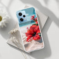 Gurhal Floral Transparent Silicon Case For Redmi Note 12 5G