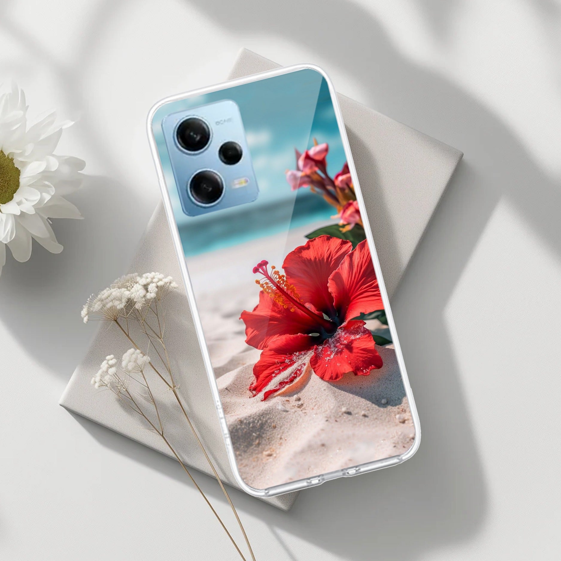 Gurhal Floral Transparent Silicon Case For Redmi Note 11 Pro / Redmi Note 11 Pro Plus 5G