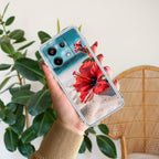 Gurhal Floral Transparent Silicon Case For Redmi Note 13 Pro 5G
