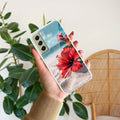Gurhal Floral Anti Yellow Case For Samsung Galaxy S21 Plus