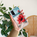 Gurhal Floral Transparent Silicon Case For Vivo V21e 5G