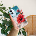 Gurhal Floral Transparent Silicon Case For Vivo Y29 5G
