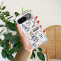 Happy Tea Time Transparent Silicon Case For Google Pixel 9