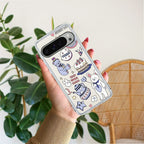 Happy Tea Time Transparent Silicon Case For Google Pixel 10 Pro XL