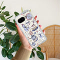 Happy Tea Time Transparent Silicon Case For Google Pixel 10a 5G