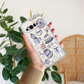 Happy Tea Time Transparent Silicon Case For Google Pixel 10 Pro XL
