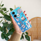 Happy Tea Time Transparent Silicon Case For iQOO Z6 Pro 5G