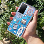 Happy Tea Time Transparent Silicon Case For iQOO Z7s 5G