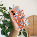 Happy Tea Time Transparent Silicon Case For Vivo T3 Pro 5G