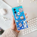 Happy Tea Time Transparent Silicon Case For OnePlus - ShopOnCliQ