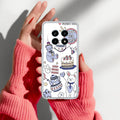 Happy Tea Time Transparent Silicon Case For Realme 14 Pro Lite 5G