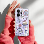 Happy Tea Time Transparent Silicon Case For Realme/Narzo - ShopOnCliQ