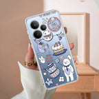 Happy Tea Time Transparent Silicon Case For Realme/Narzo - ShopOnCliQ