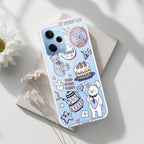 Happy Tea Time Transparent Silicon Case For Redmi Note 12 5G