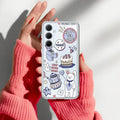 Happy Tea Time Transparent Silicon Case For Samsung Galaxy A35 5G