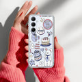 Happy Tea Time Transparent Silicon Case For Samsung Galaxy F13