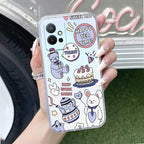 Happy Tea Time Anti Yellow Case For Vivo T1 5G