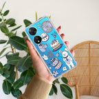 Happy Tea Time Transparent Silicon Case For Vivo T2 5G
