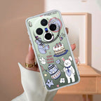 Happy Tea Time Transparent Silicon Case For Vivo X300 5G