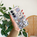 Happy Tea Time Transparent Silicon Case For Vivo Y300 5G