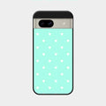 Heart Design Glossy Metal Case Cover For Google Pixel 8A 5G