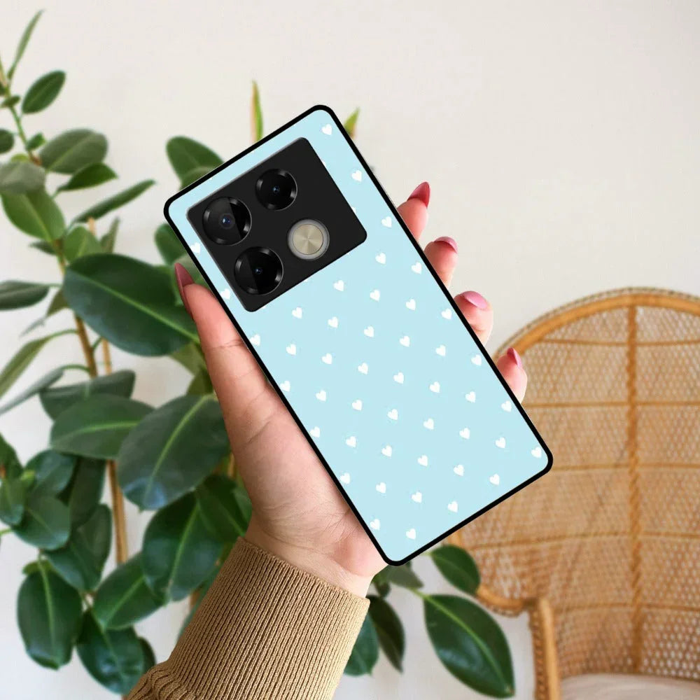 Heart Design Glossy Metal Case Cover For Infinix - ShopOnCliQ