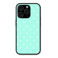 Heart Design Glossy Metal Case Cover For iPhone 15 Pro Max