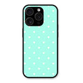 Heart Design Glossy Metal Case Cover For iPhone 15 Pro