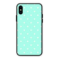 Heart Design Glossy Metal Case Cover For iPhone XS