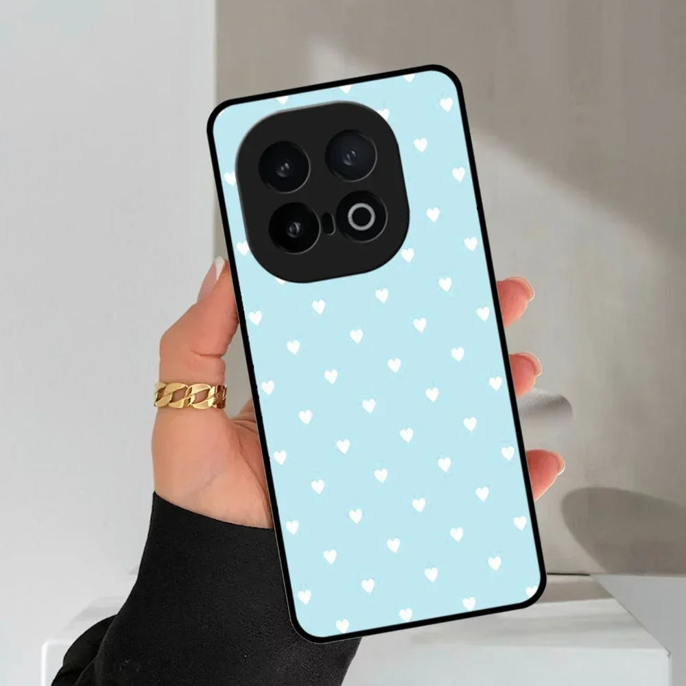 Heart Design Glossy Metal Case Cover For Vivo - ShopOnCliQ
