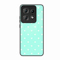 Heart Design Glossy Metal Case Cover For Motorola Edge 50 Pro
