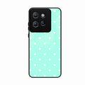 Heart Design Glossy Metal Case Cover For Motorola Edge 50