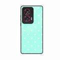 Heart Design Glossy Metal Case Cover For Motorola G96 5G