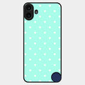 Heart Design Glossy Metal Case Cover For Nothing Cmf Phone 1