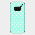 Heart Design Glossy Metal Case Cover For Nothing Phone 2A 5G