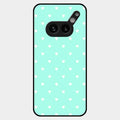 Heart Design Glossy Metal Case Cover For Nothing Phone 2A Plus