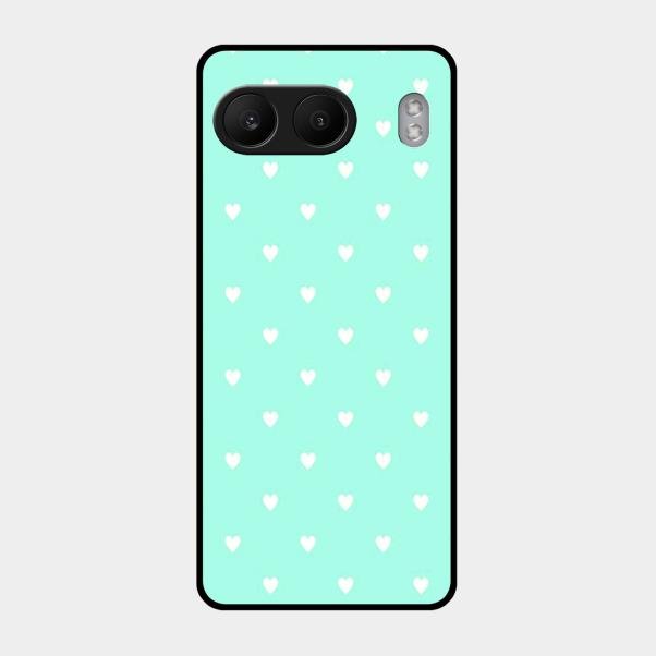 Heart Design Glossy Metal Case Cover For Oneplus Nord 4 5G