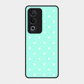 Heart Design Glossy Metal Case Cover For Oppo A3 Pro 5G