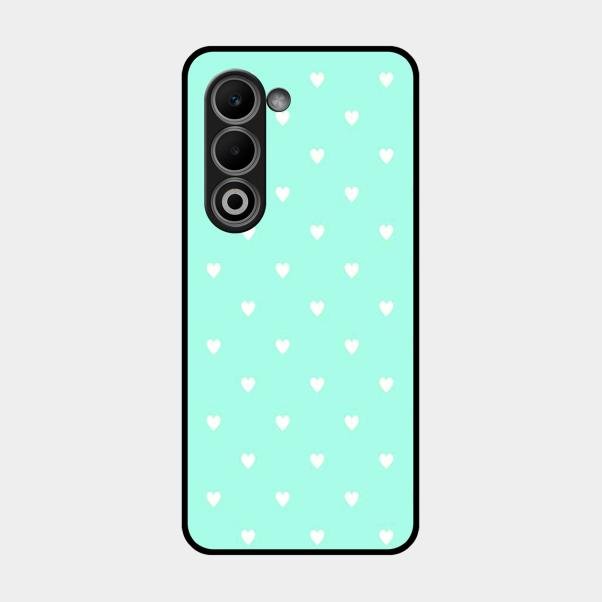 Heart Design Glossy Metal Case Cover For Oppo A5 5G