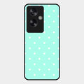 Heart Design Glossy Metal Case Cover For Oppo A79 5G