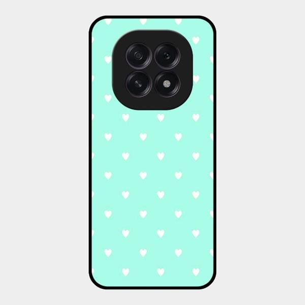 Heart Design Glossy Metal Case Cover For Oppo F29 5G