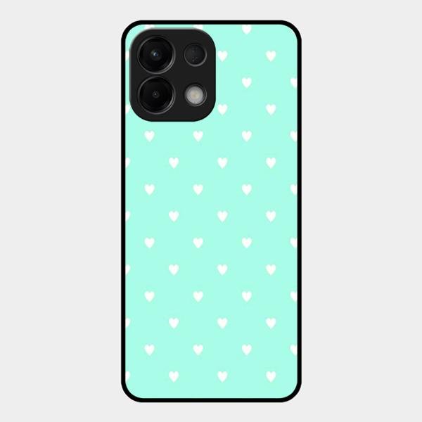 Heart Design Glossy Metal Case Cover For Oppo K13 5G