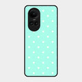 Heart Design Glossy Metal Case Cover For Oppo Reno 10 5G