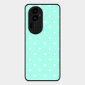 Heart Design Glossy Metal Case Cover For Oppo Reno 10 Pro Plus 5G