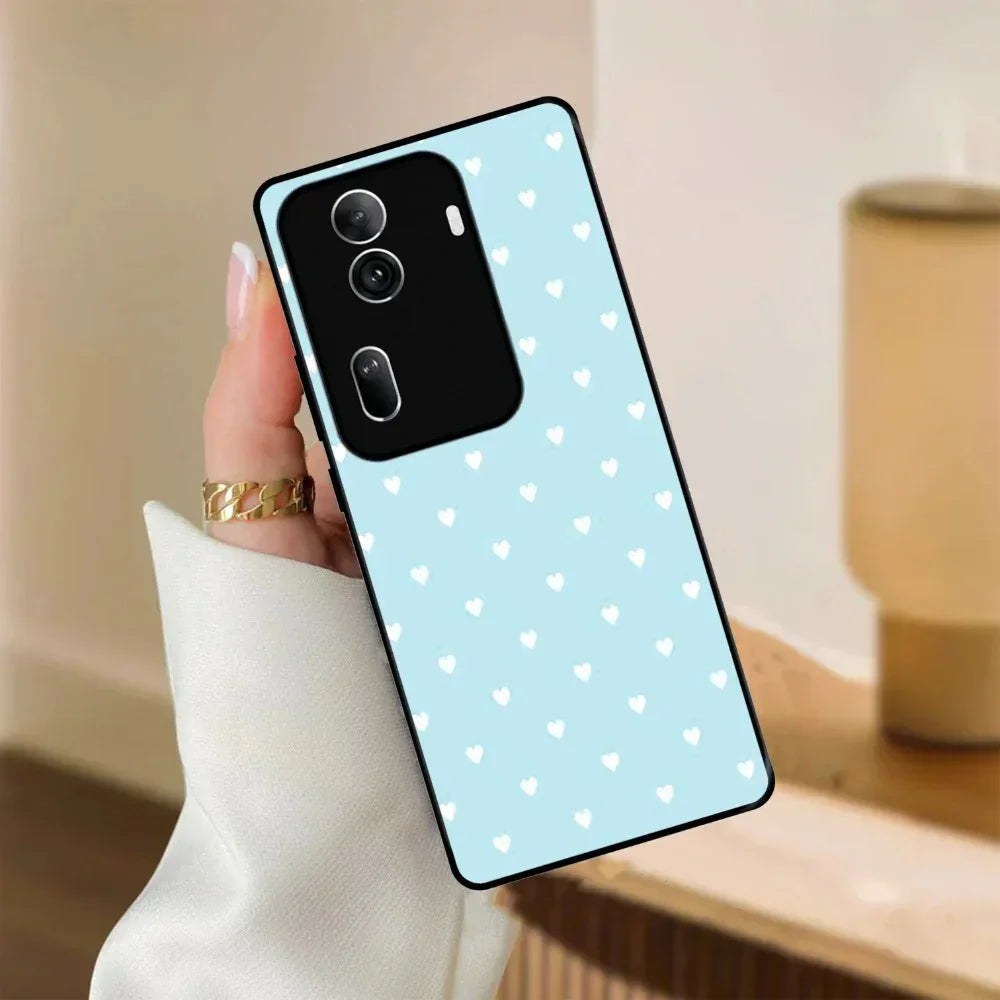 Heart Design Glossy Metal Case Cover For Oppo - ShopOnCliQ
