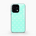 Heart Design Glossy Metal Case Cover For Oppo Reno 15 5G