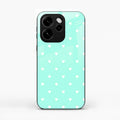 Heart Design Glossy Metal Case Cover For Oppo Reno 15C 5G
