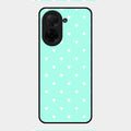 Heart Design Glossy Metal Case Cover For Poco C71